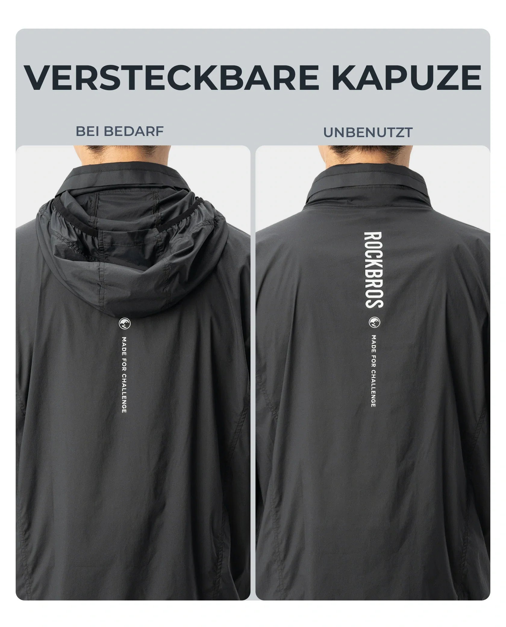 ROAD TO SKY Fahrradjacke Winddicht Atmungsaktiv für MTB & Rennrad