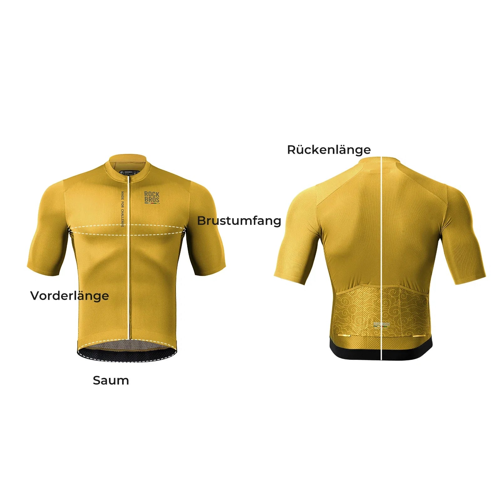 ROAD TO SKY Herren Kurzarm-Radtrikot Jersey für MTB & Rennrad