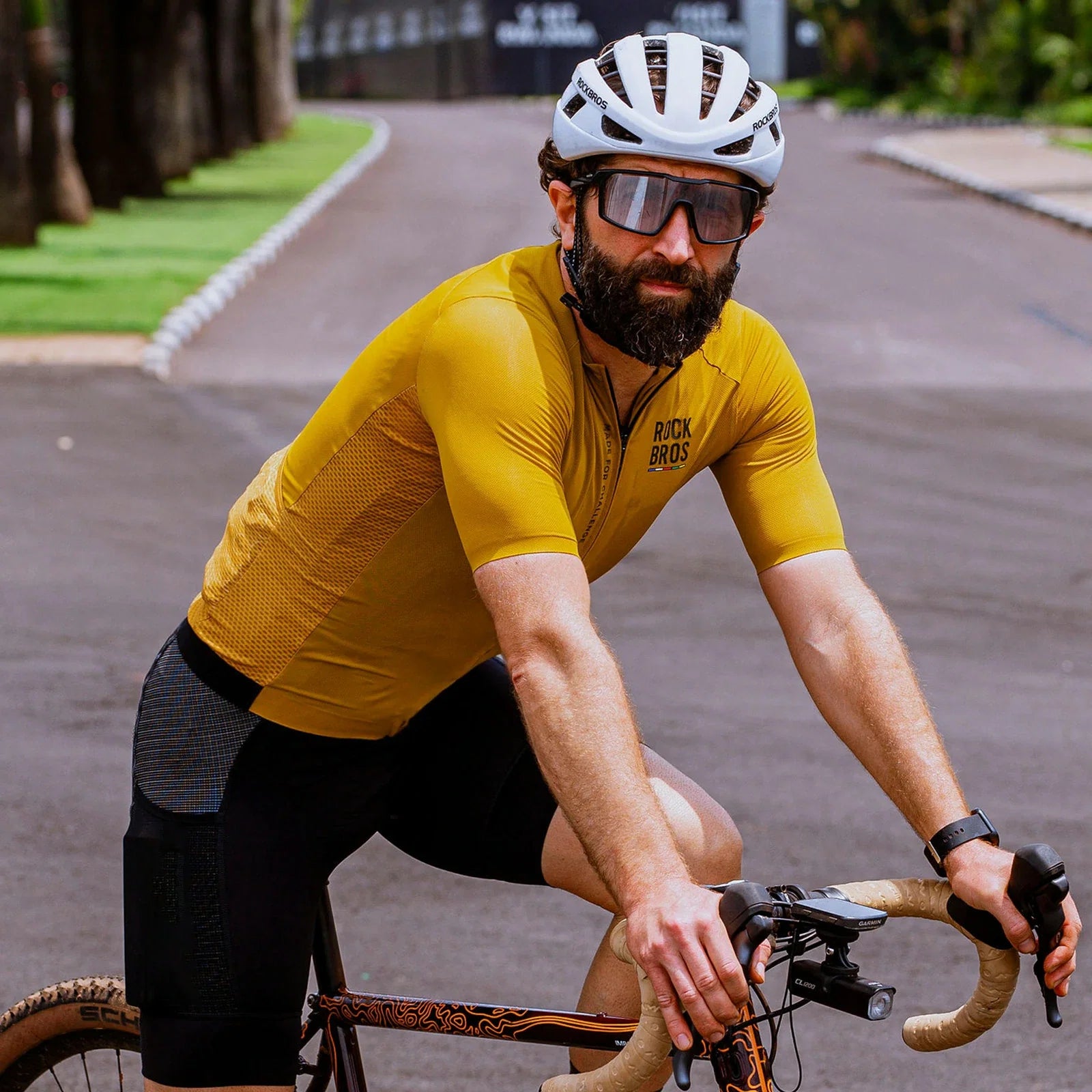 ROAD TO SKY Herren Kurzarm-Radtrikot Jersey für MTB & Rennrad