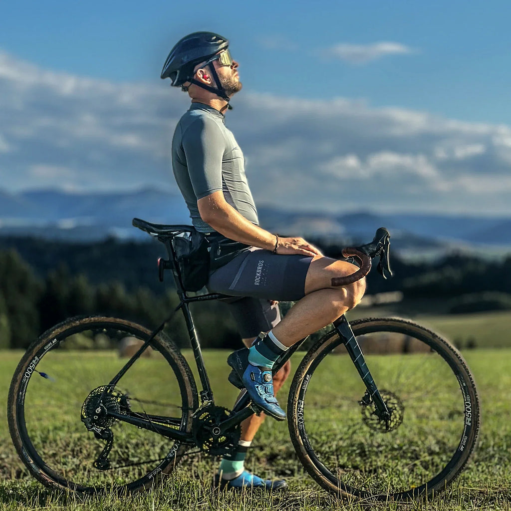 ROAD TO SKY Herren Kurzarm-Radtrikot Jersey für MTB & Rennrad
