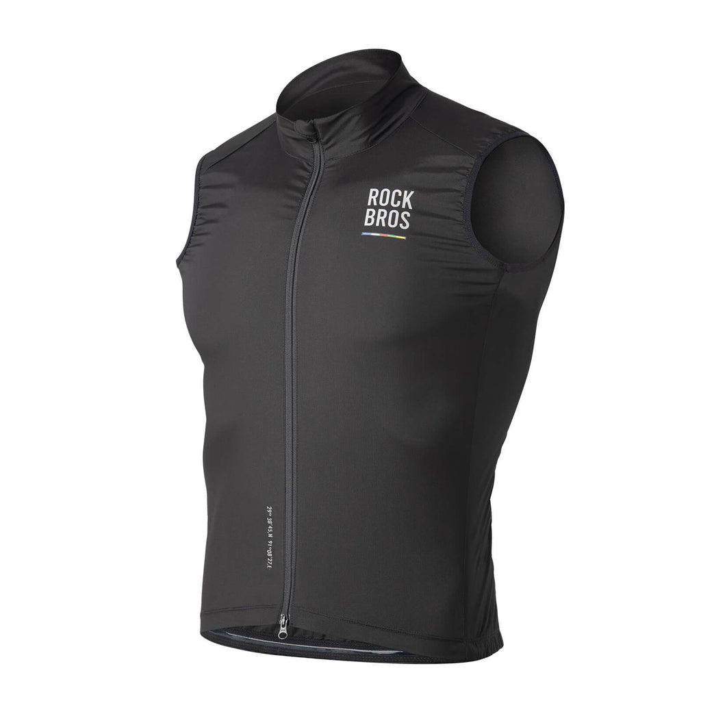 ROAD TO SKY Herren Fahrrad Ärmellos Weste Winddichte Fahrradjacke