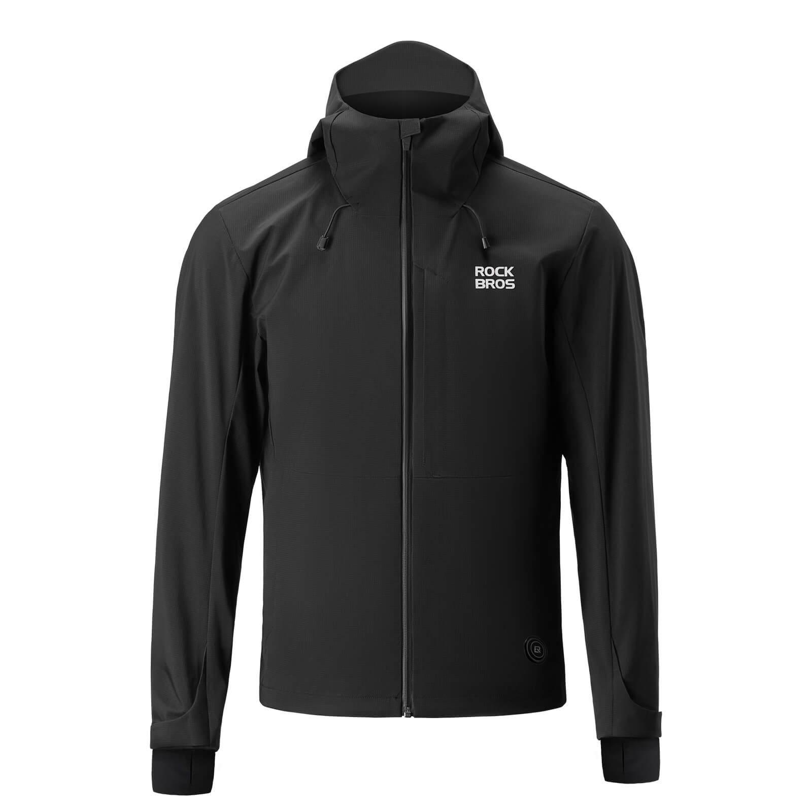 ROCKBROS Beheizbare Fahrradjacke mit Typ-C-Anschluss