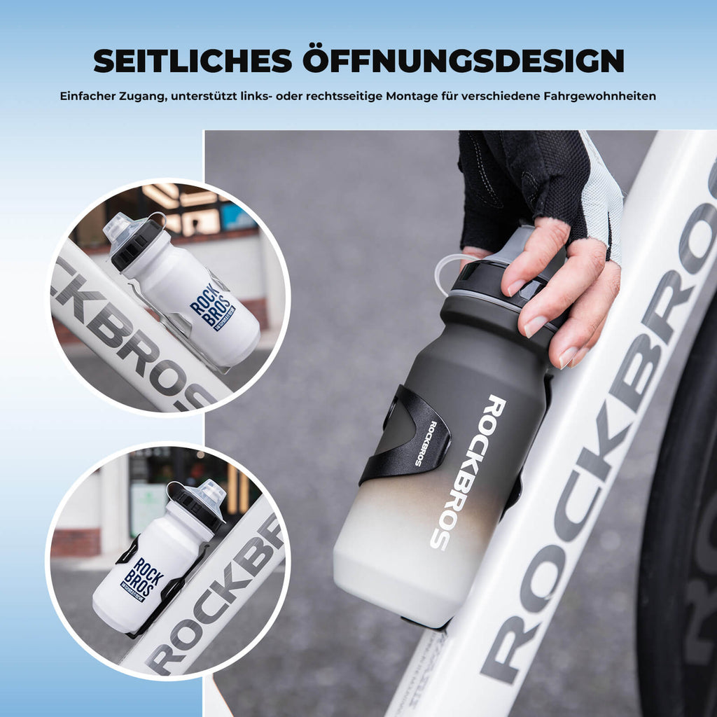 ROCKBROS Fahrrad Flaschenhalter Ultra-Leicht - 33g Alu-Legierung für MTB/Rennrad