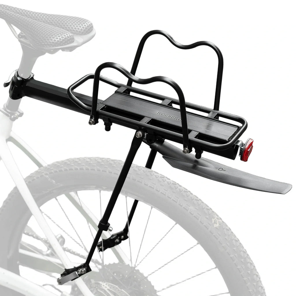 ROCKBROS Fahrrad Gepäckträger mit Reflektor und Schutzblech Aluminiumlegierung