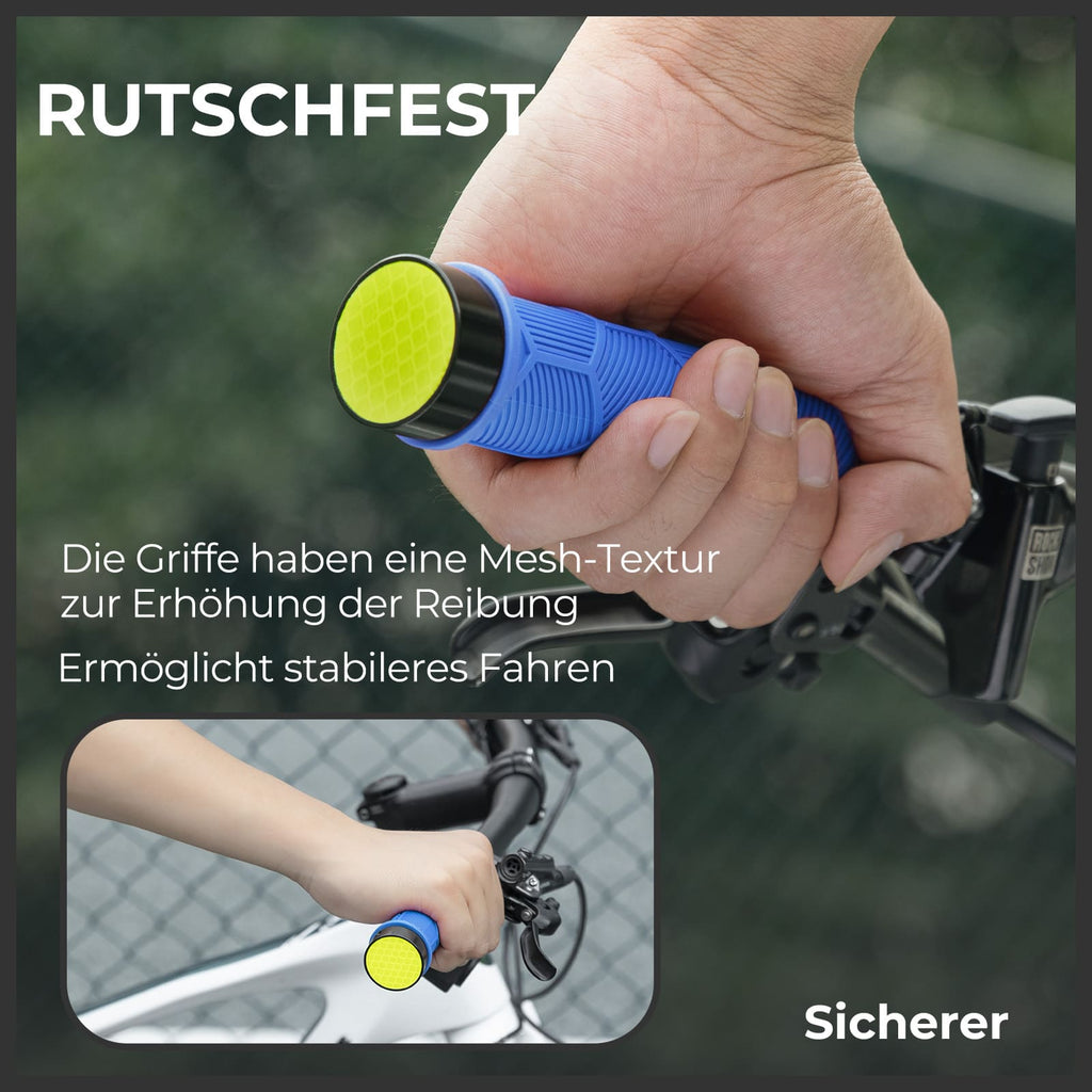 Fahrrad Lenkergriffe Doppelverschluss für 22,2mm Lenke