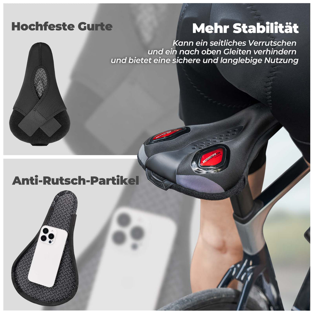ROCKBROS Fahrrad Sattelbezug Gelüberzug für Fahrradsitz mit Wasserdichter