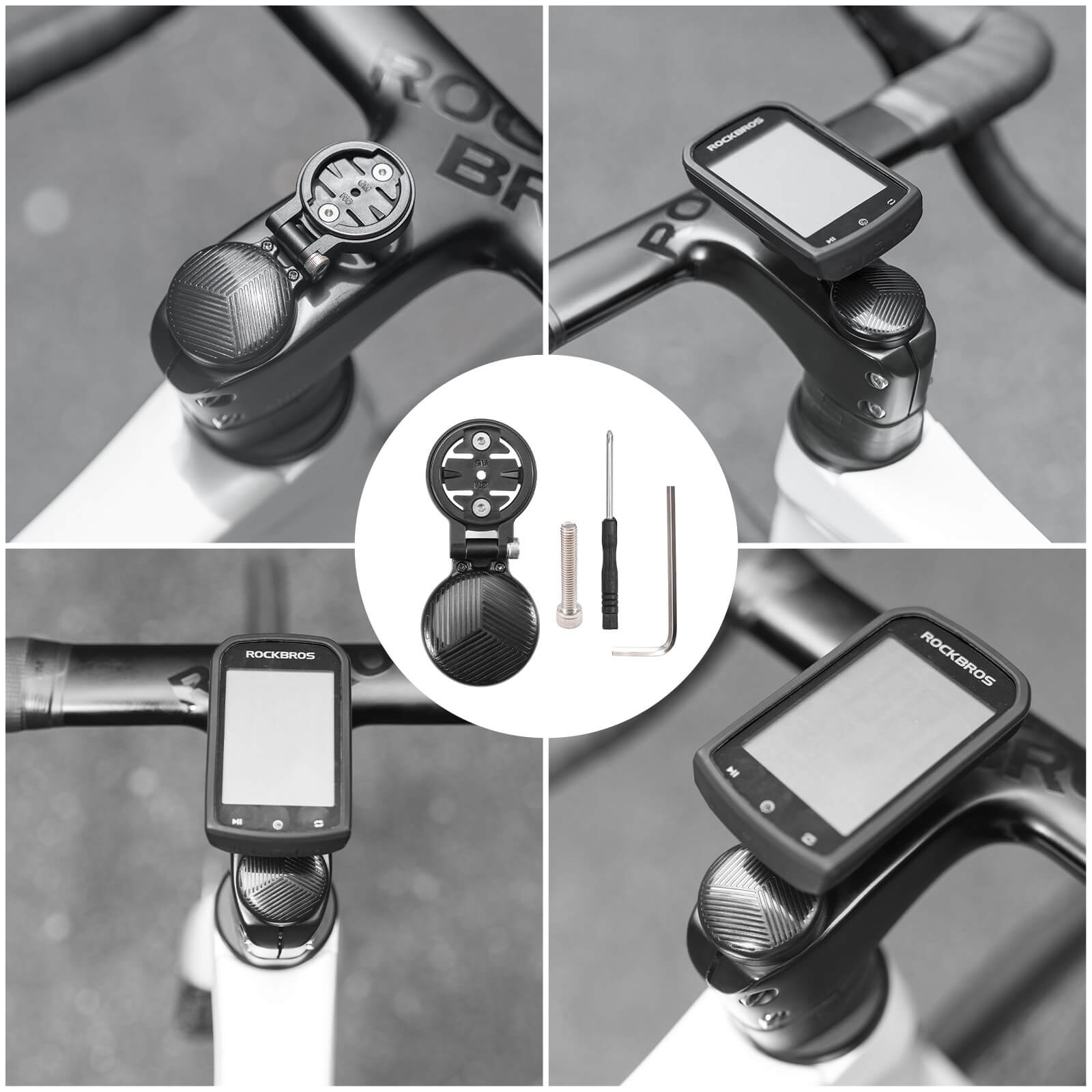 Fahrradcomputer Halterung Kompatibel mit Garmin/Wahoo/Bryton
