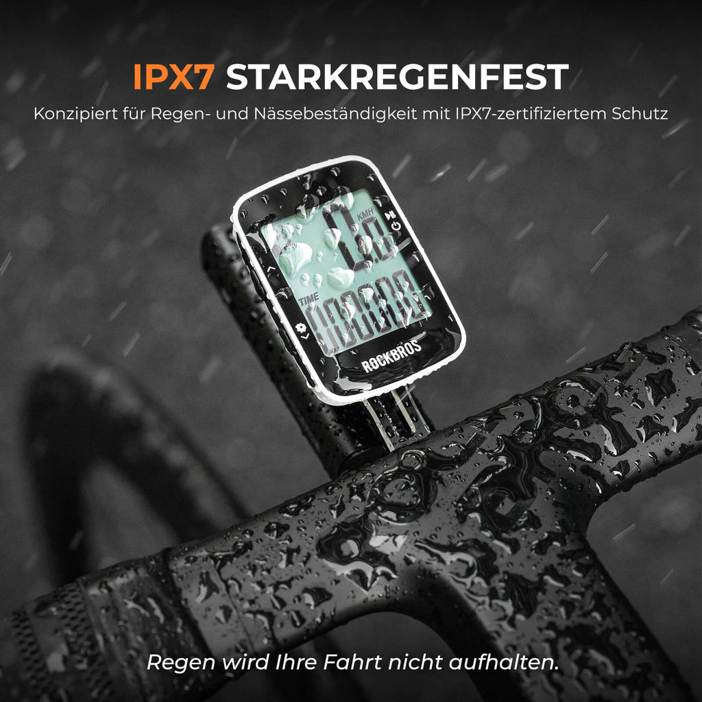 ROCKBROS Fahrradcomputer Kabellos GPS R1