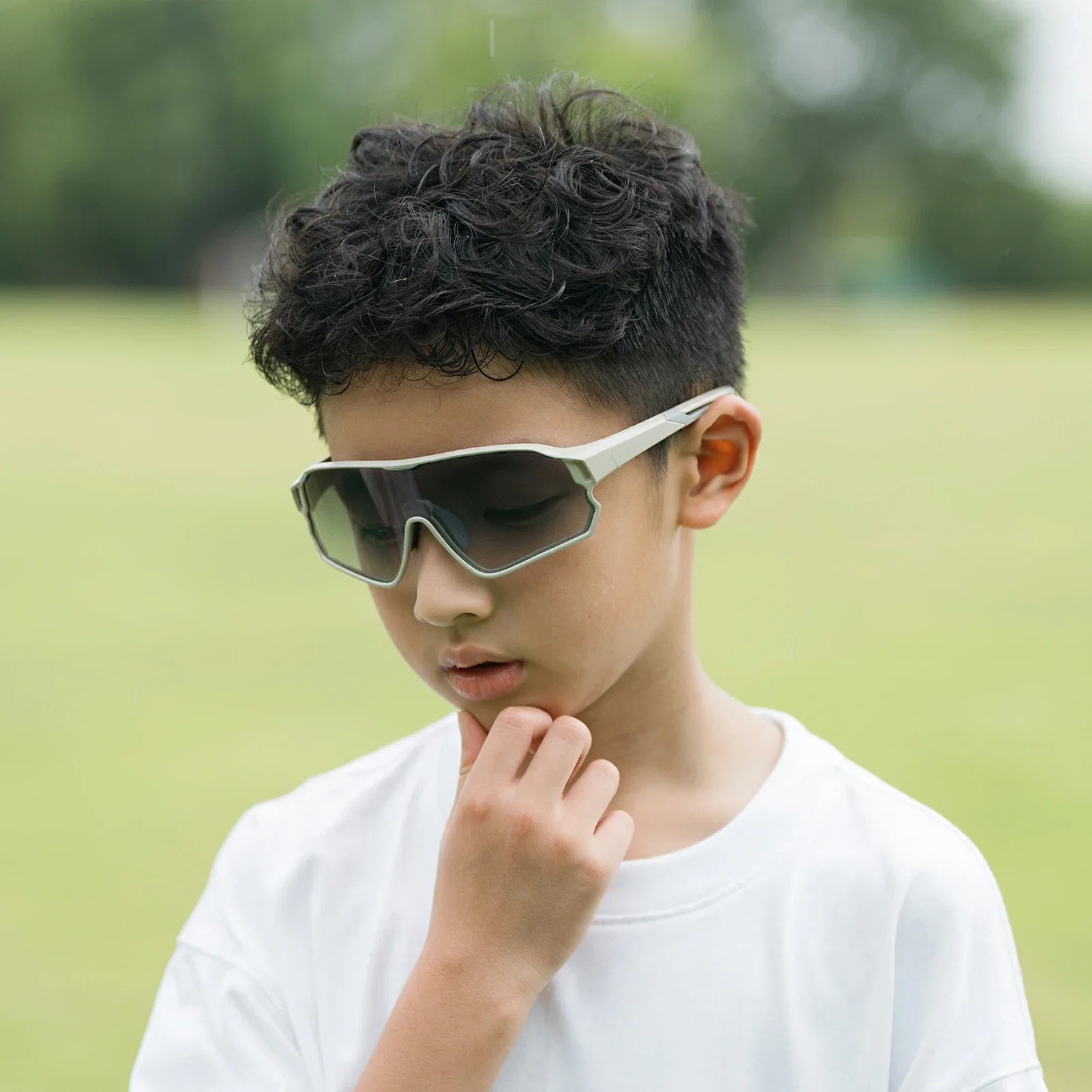 Selbsttönende Fahrradbrille für Kinder mit UV400-Schutz