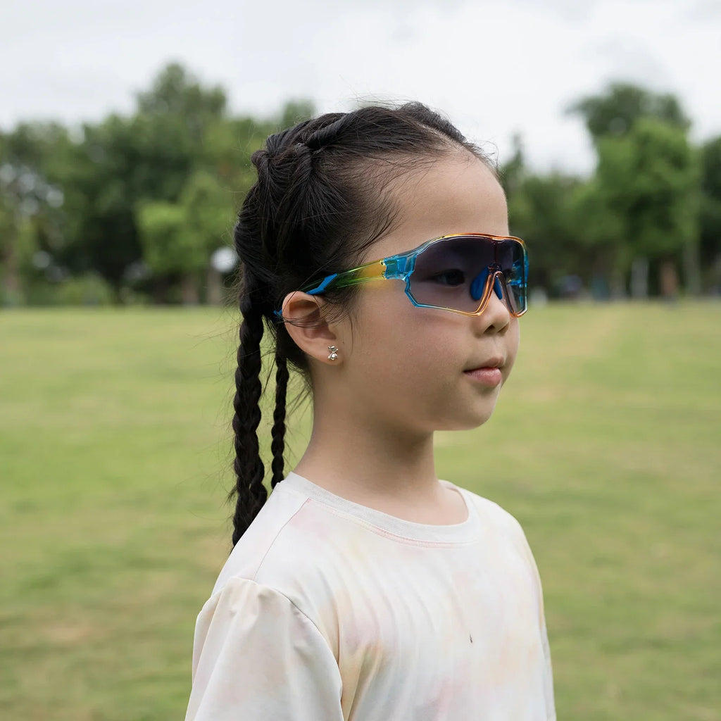 Selbsttönende Fahrradbrille für Kinder mit UV400-Schutz