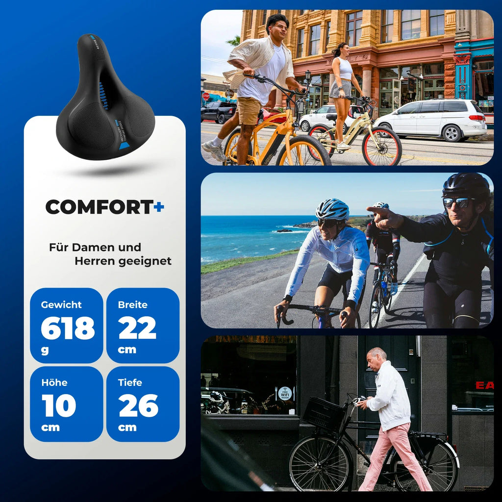 ROCKBROS wasserdicht Fahrradsattel für MTB & Rennrad aus Memory Foam