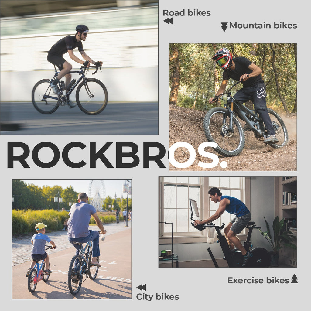 ROCKBROS Fahrradsattel Atmungsaktiv Sattelbezug Regenschutz Rot/Blau