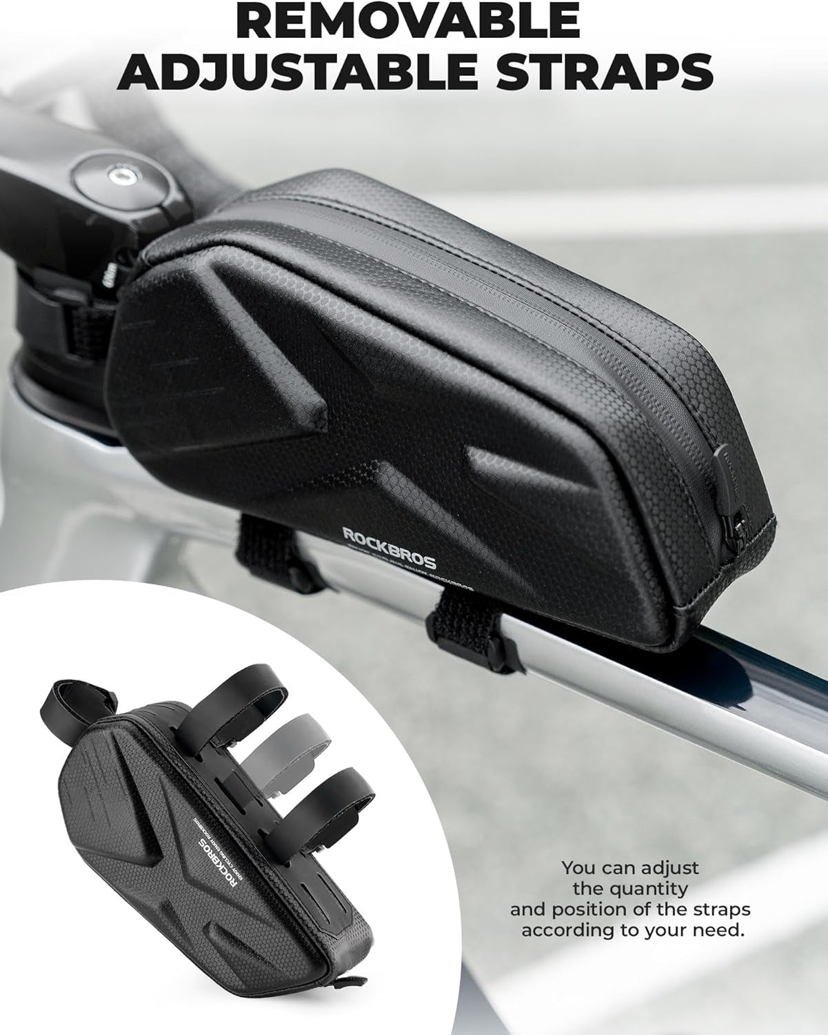 ROCKBROS Fahrrad Rahmentasche Fahrradtasche Oberrohrtasche 1.4L