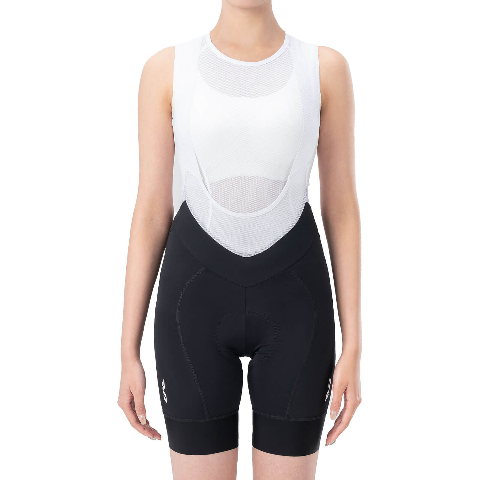Fahrradhose für Damen Kurz Trägerhosen Atmungsaktive