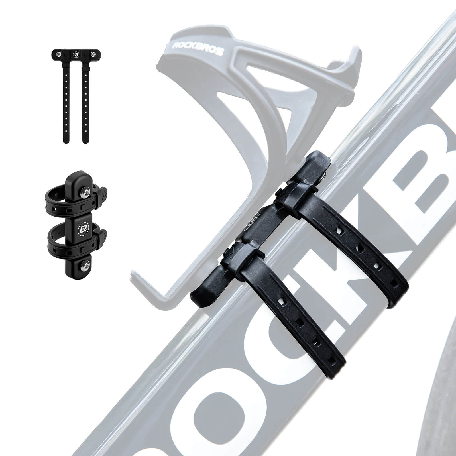 ROCKBROS Universal Flaschenhalter für Fahrrad Kein Stanzen Basis für Umbau