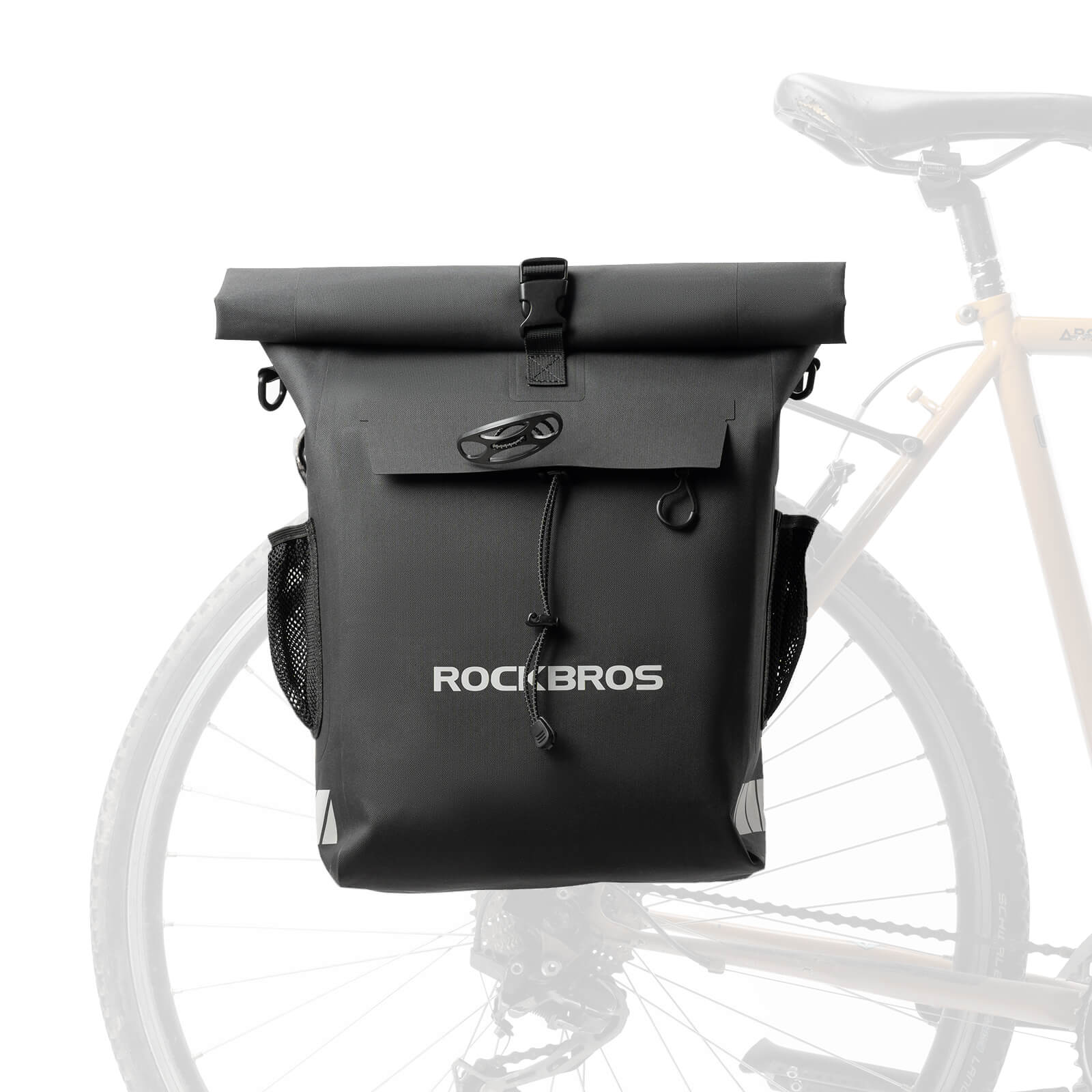 3 in 1 Wasserdicht Gepäckträgertasche Rucksack Umhängetasche 18L