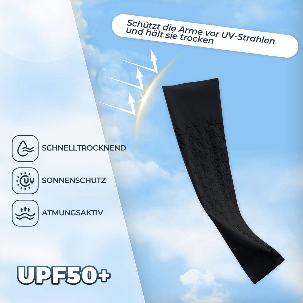 ROCKBROS Armlinge Arm Sleeve Sonnenschutz Kühles Gefühl Schnell Trocknend