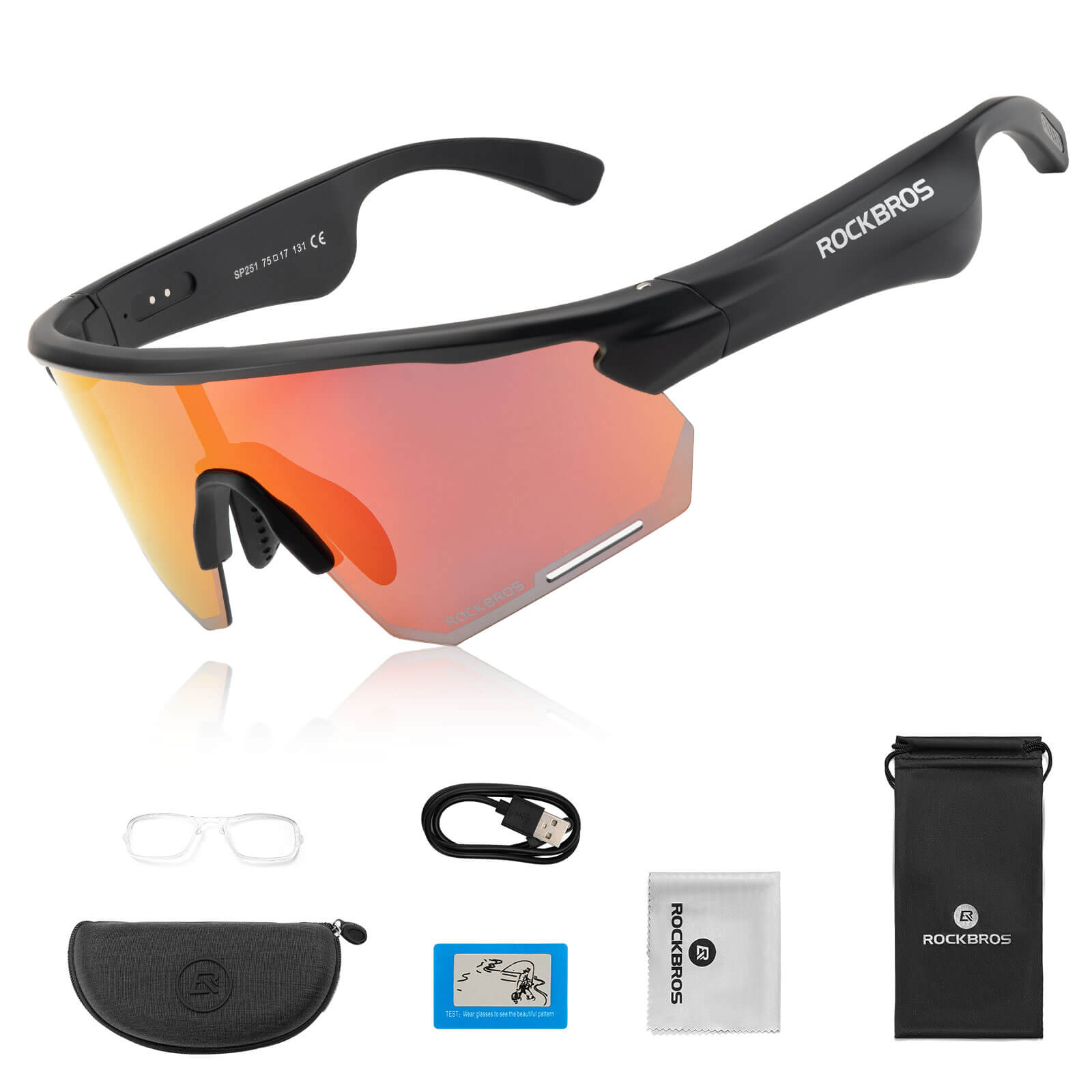 Smarte Fahrradbrille mit Bluetooth: Elektronisch, Selbsttönend & Polarisiert