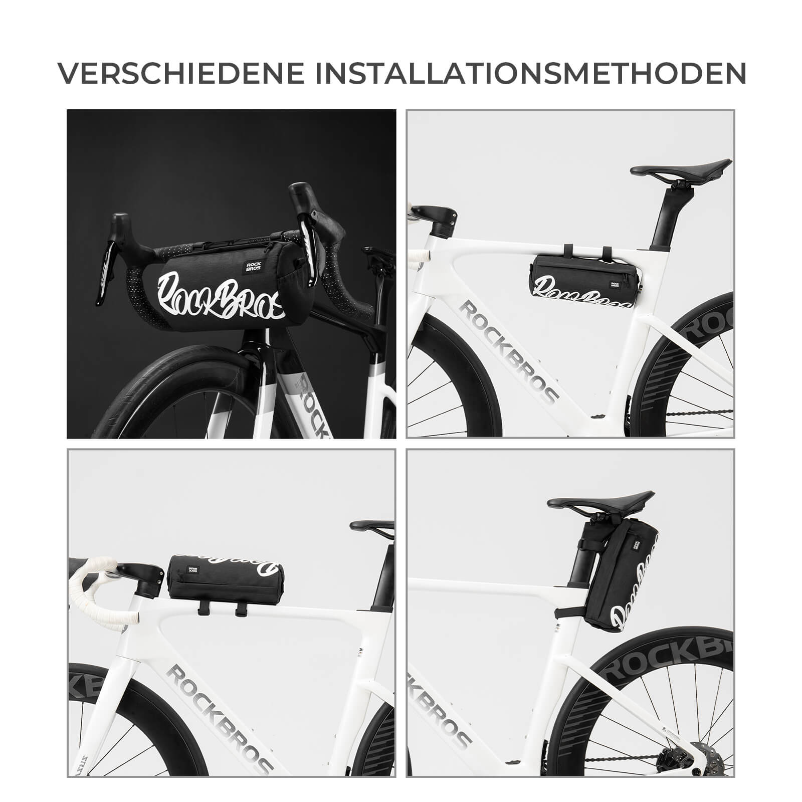 Lenkertasche Klein mit Schultergurt 2L/3,6L - SketchRide Series