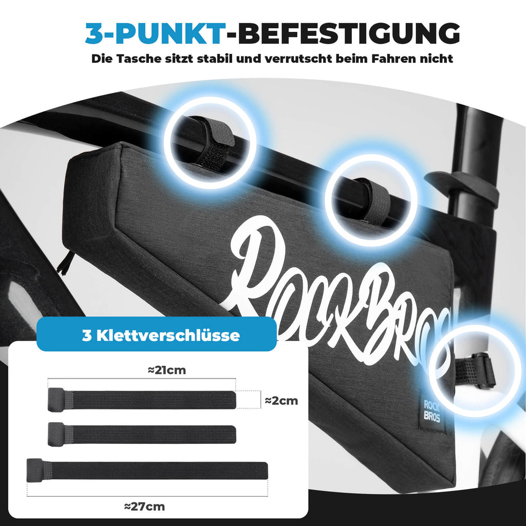 Rahmentasche mit Klettbandverschluss 1,9L - SketchRide Series