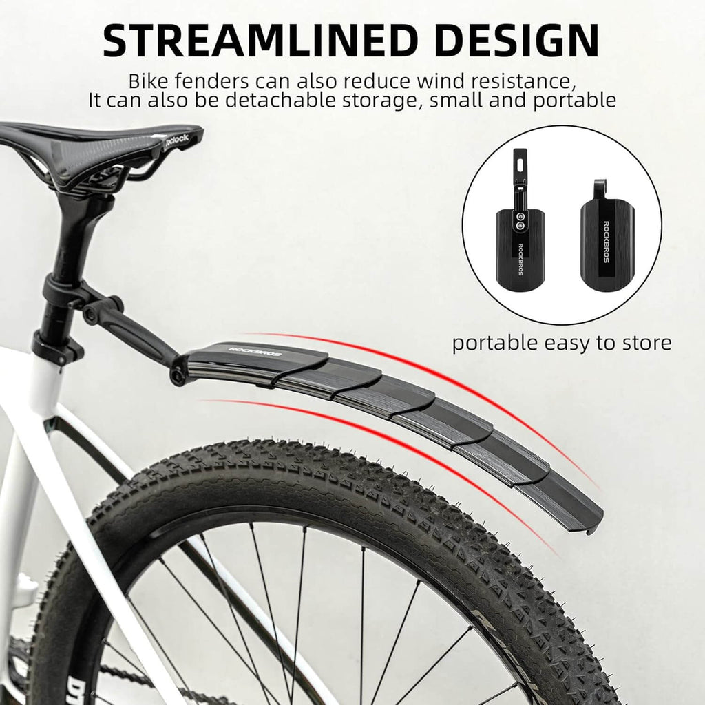 Fahrrad Schutzblech Set Vorne/Hinten Verstellbar
