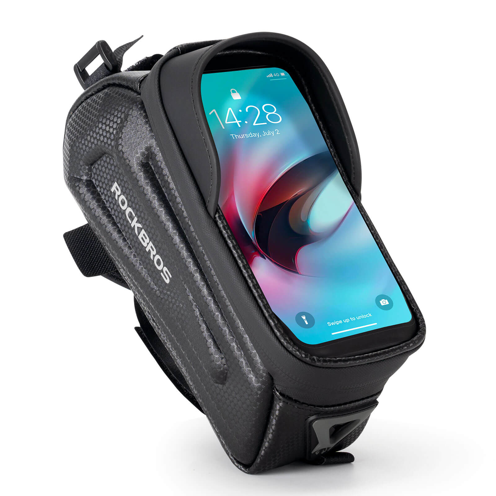 ROCKBROS Fahrradtasche Wasserabweisend Handytasche mit TPU Touchscreen