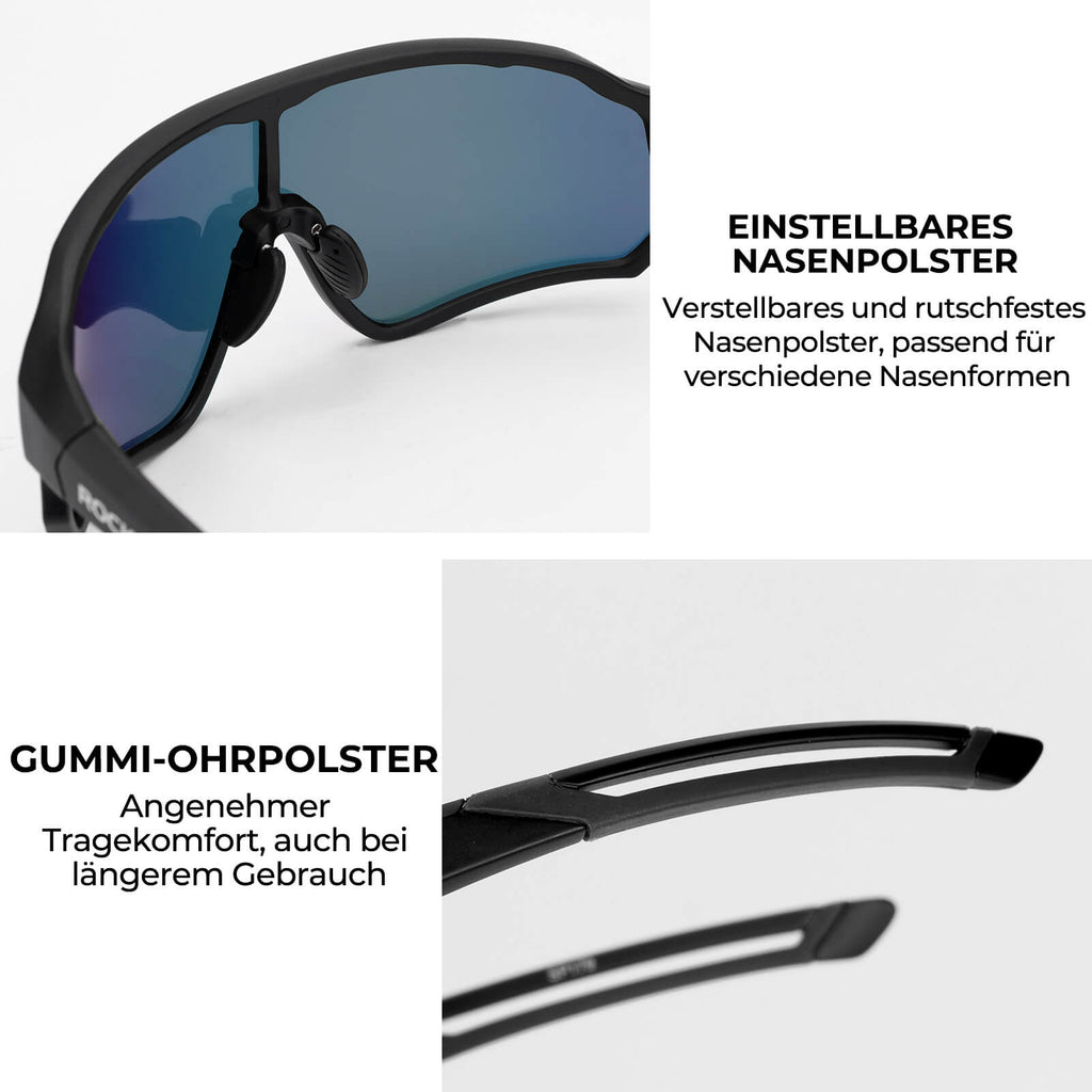 Federleichte Polarisierte Fahrradbrille (UV400)