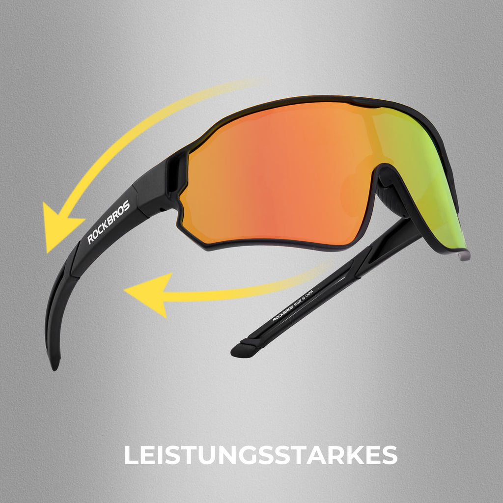 Federleichte Polarisierte Fahrradbrille (UV400)