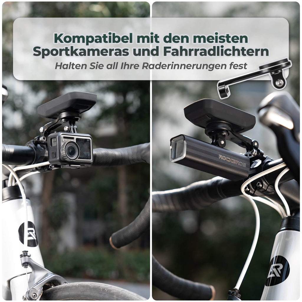 Fahrradcomputer Halterung Kompatibel mit Garmin/Bryton/GPS Fahrradlicht
