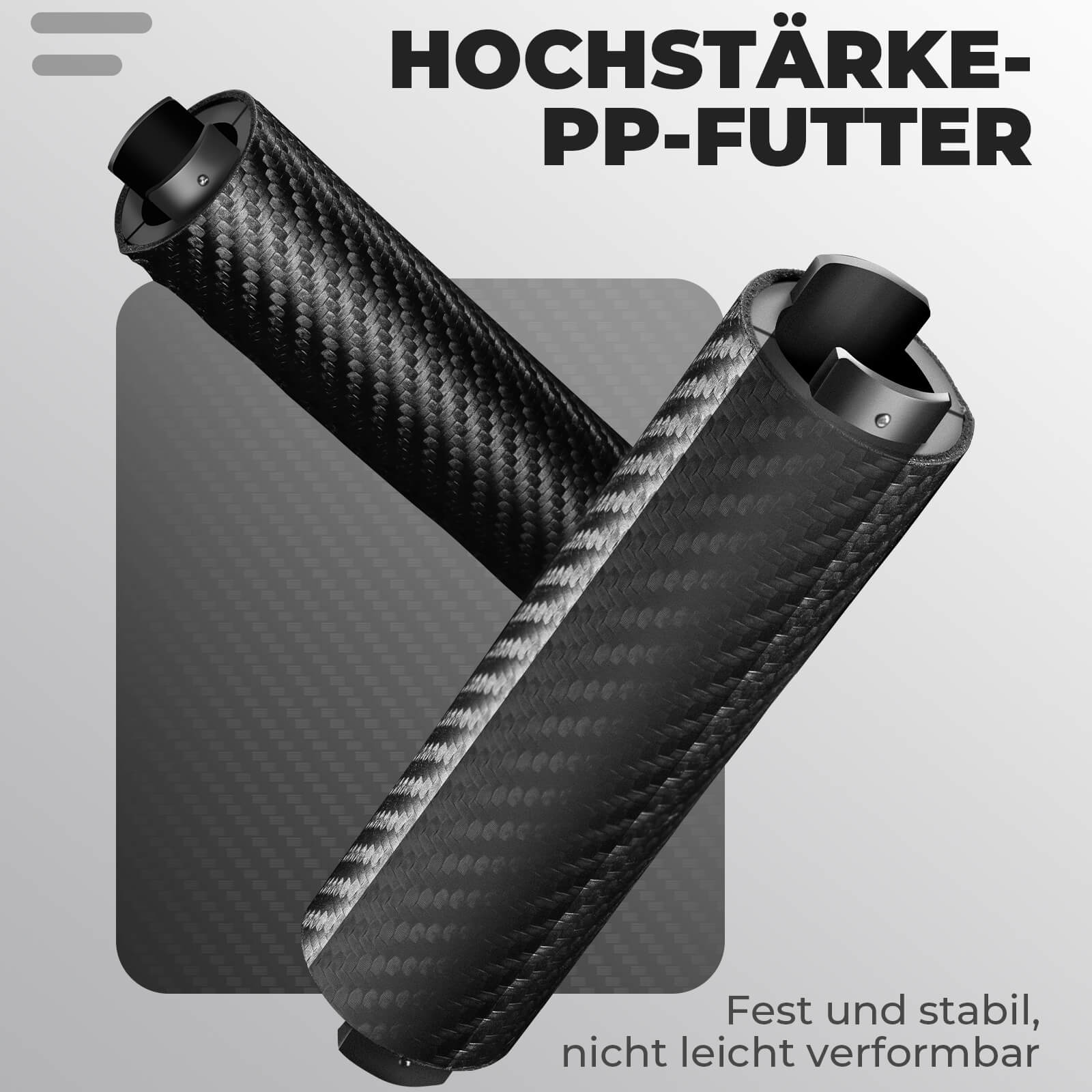 ROCKBROS Fahrradgriffe Kohlenstoffmuster Lenkergriffe Rutschfest 22,2mm