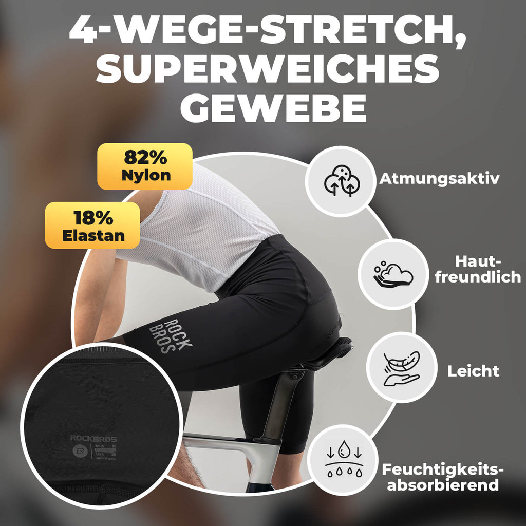 Fahrradhose mit Sitzpolster Herren