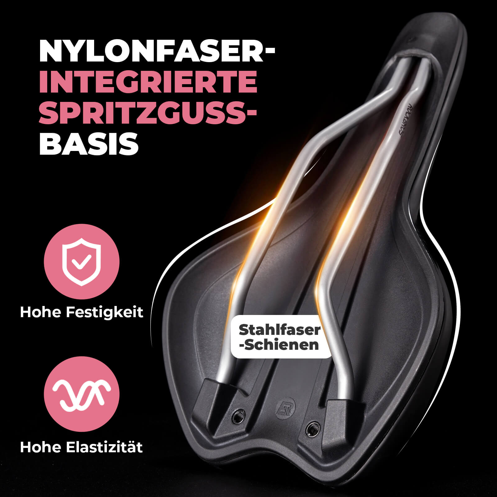 Fahrradsattel Ergonomisch Wasserdicht Atmungsaktiv Damen