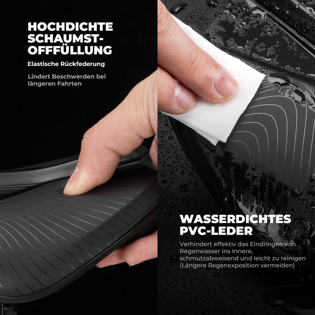 Fahrradsattel Wasserdicht bereit für Rücklichtmontage Herren/Damen