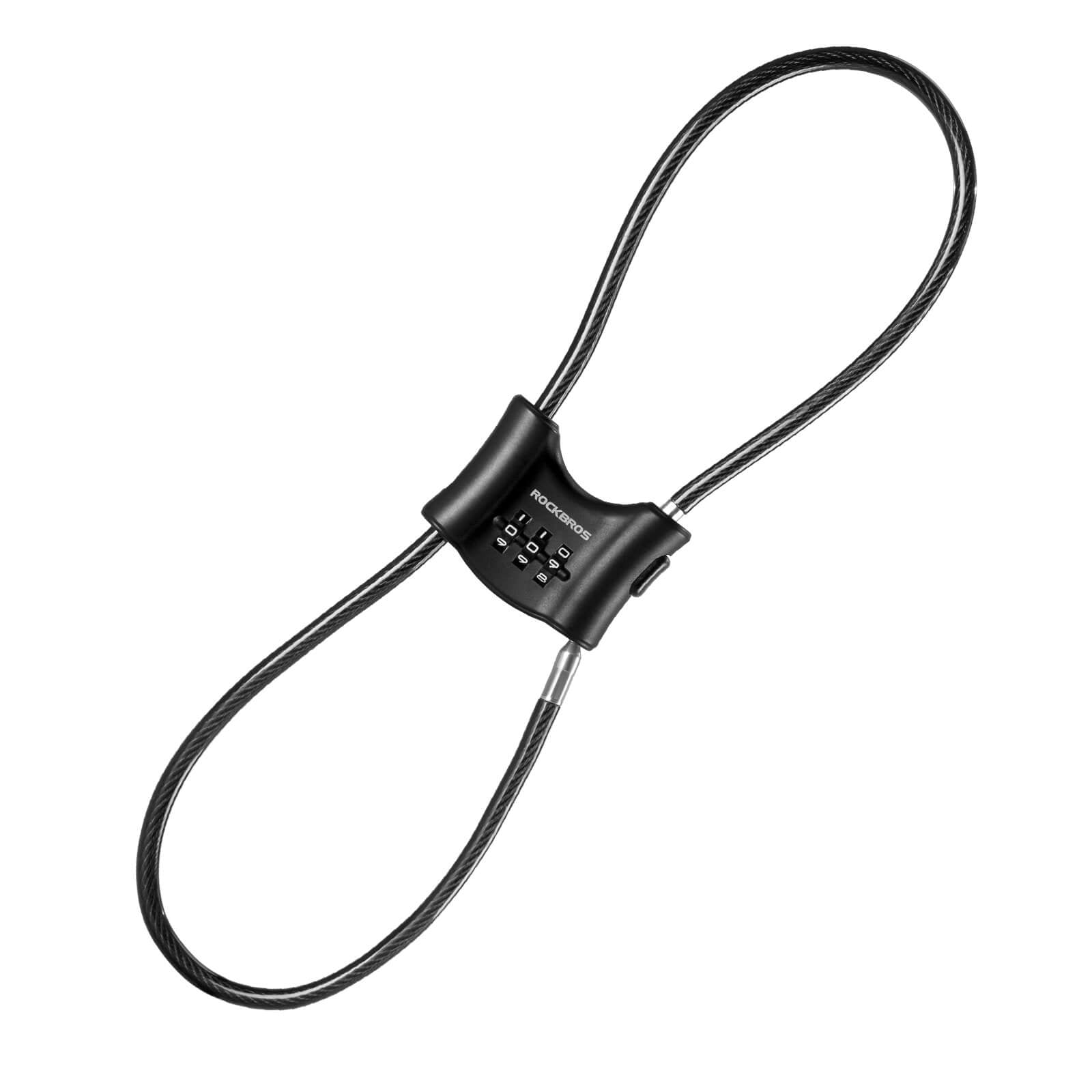 Fahrradschloss mit 5,5 mm Stahlkabel Doppelring