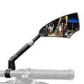 Fahrradspiegel Rückspiegel 360°Drehbar Klappbar für Lenker 20–23mm