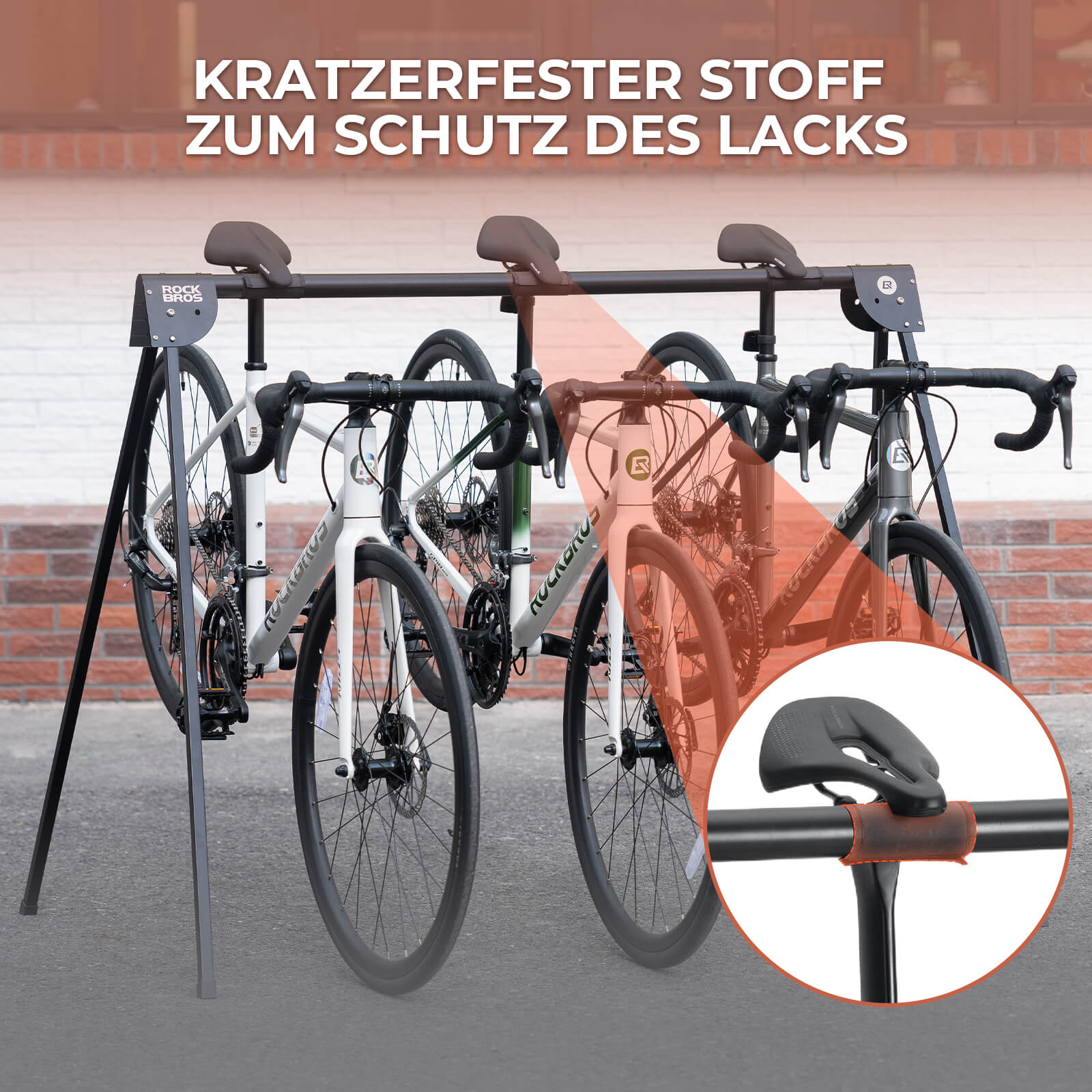 Fahrradständer Aufhängebügel Faltbar Rostfrei Tragfähig bis 80/120 kg
