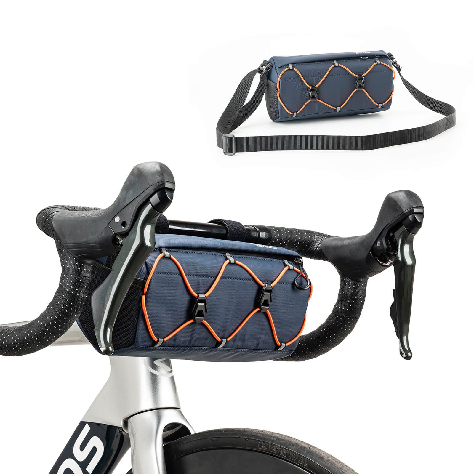 ROCKBROS Fahrradtasche Lenkertasche 2,2L mit Schultergurt in 6 Farben