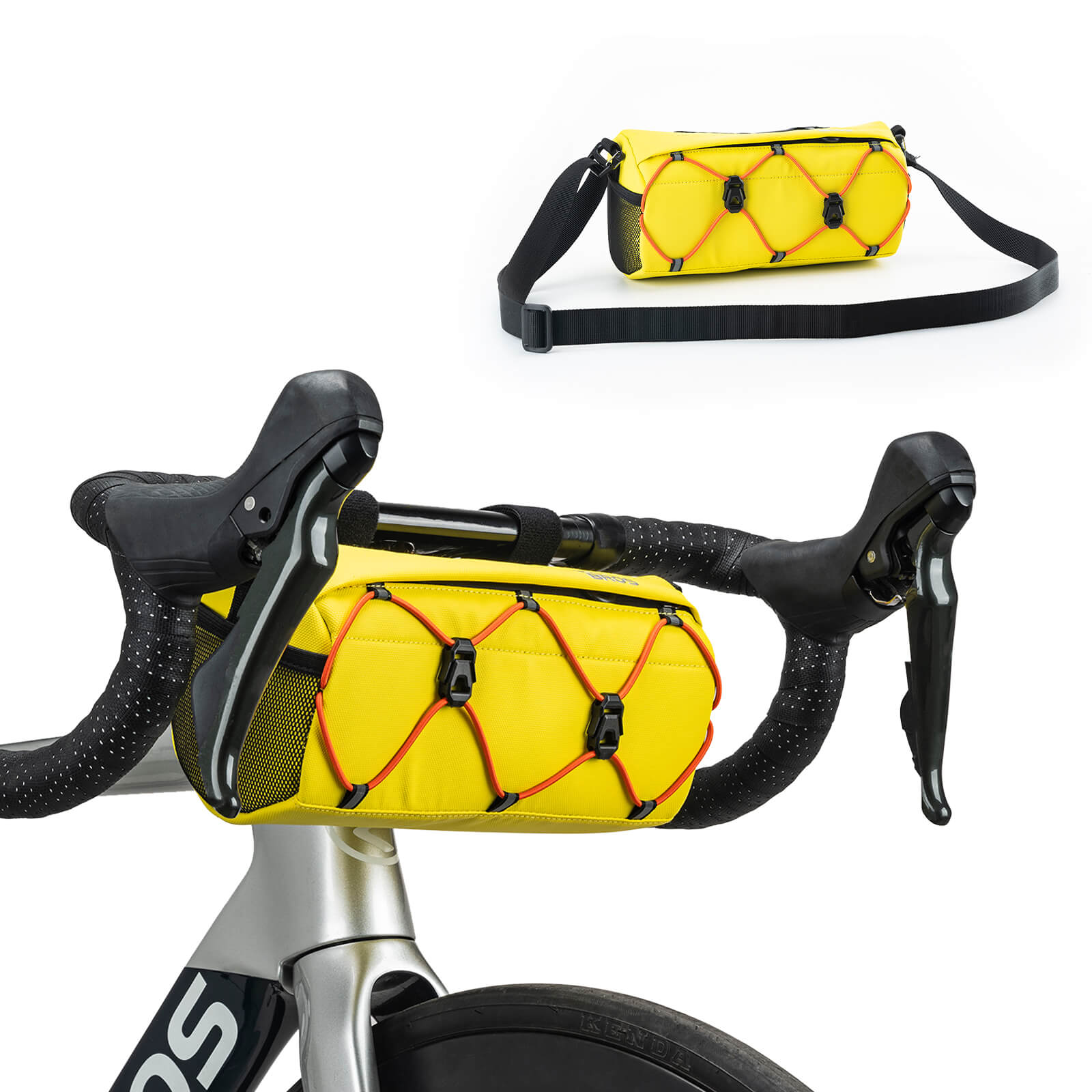 ROCKBROS Fahrradtasche Lenkertasche 2,2L mit Schultergurt in 6 Farben