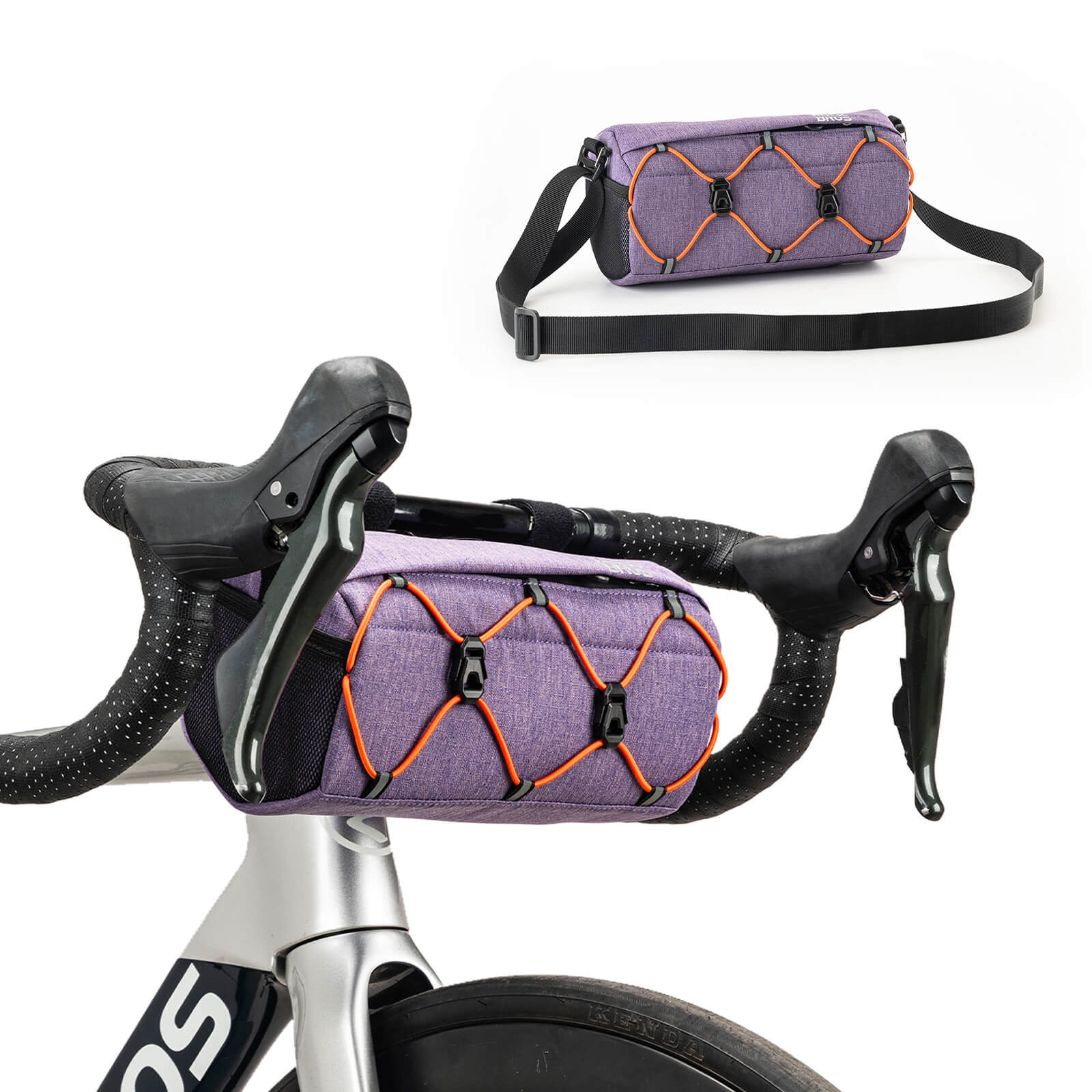 ROCKBROS Fahrradtasche Lenkertasche 2,2L mit Schultergurt in 6 Farben