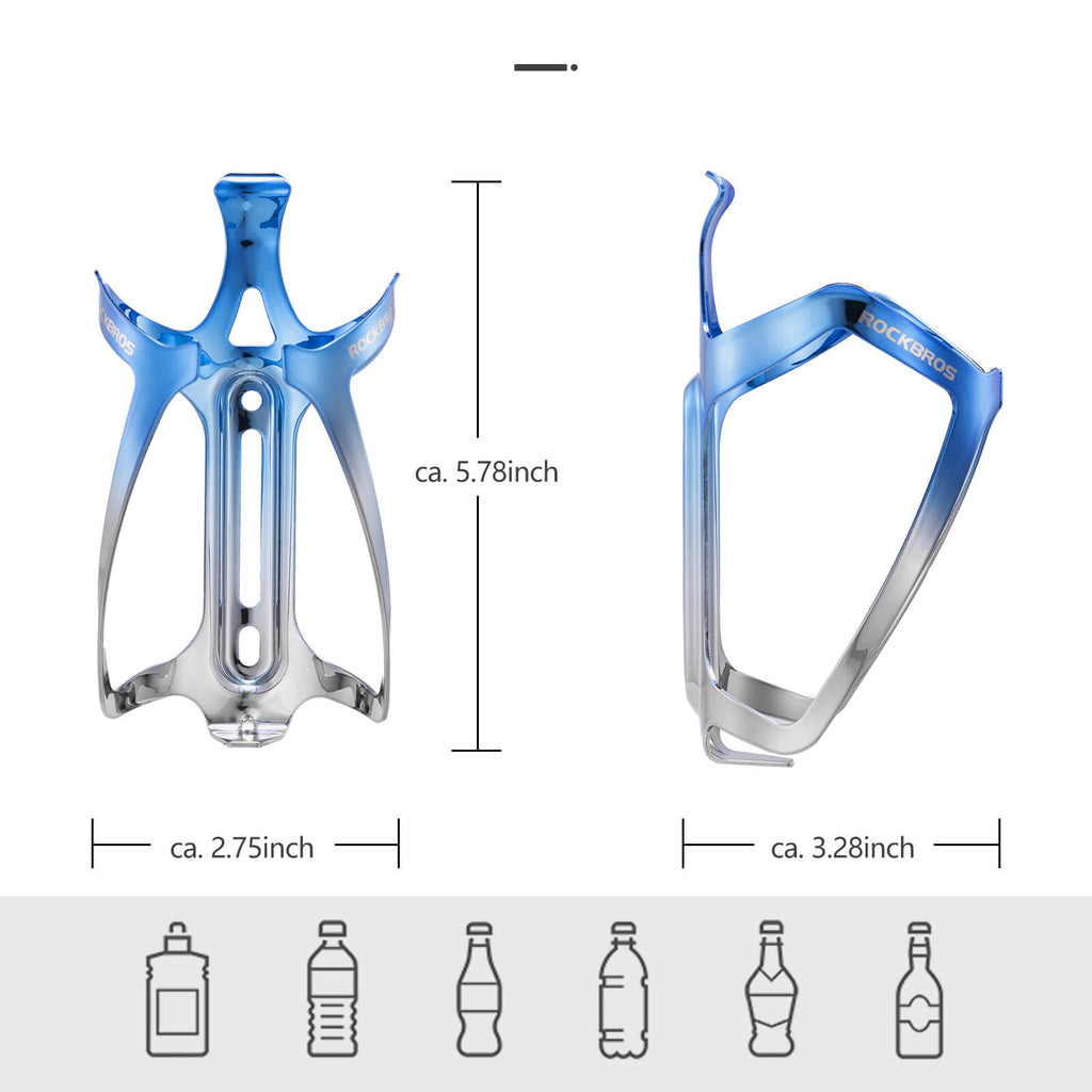 ROCKBROS Flaschenhalter Fahrrad Getränkehalter Leichtgewicht 30g