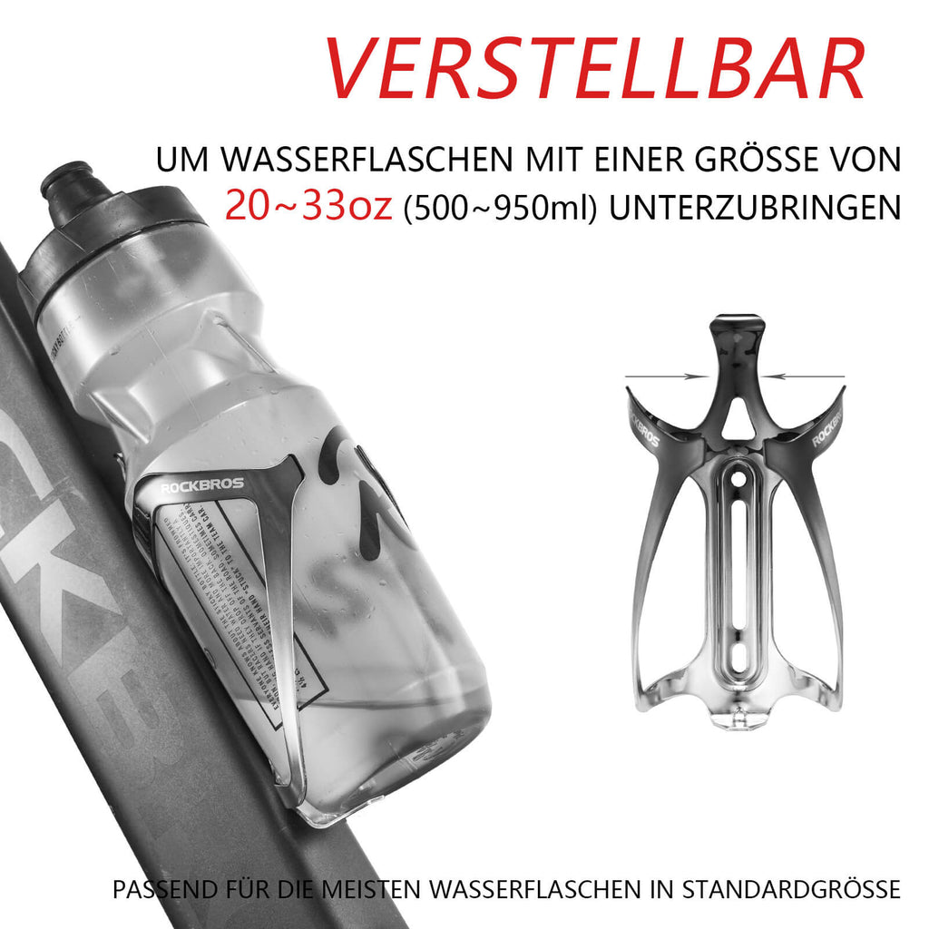 ROCKBROS Flaschenhalter Fahrrad Getränkehalter Leichtgewicht 30g