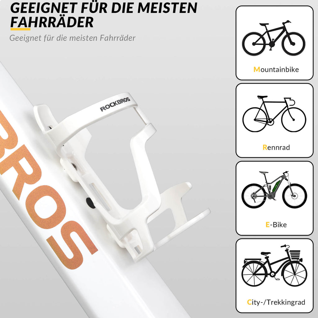 ROCKBROS Flaschenhalter Fahrradzubehör Fahrrad Leicht Getränkehalter Stabil