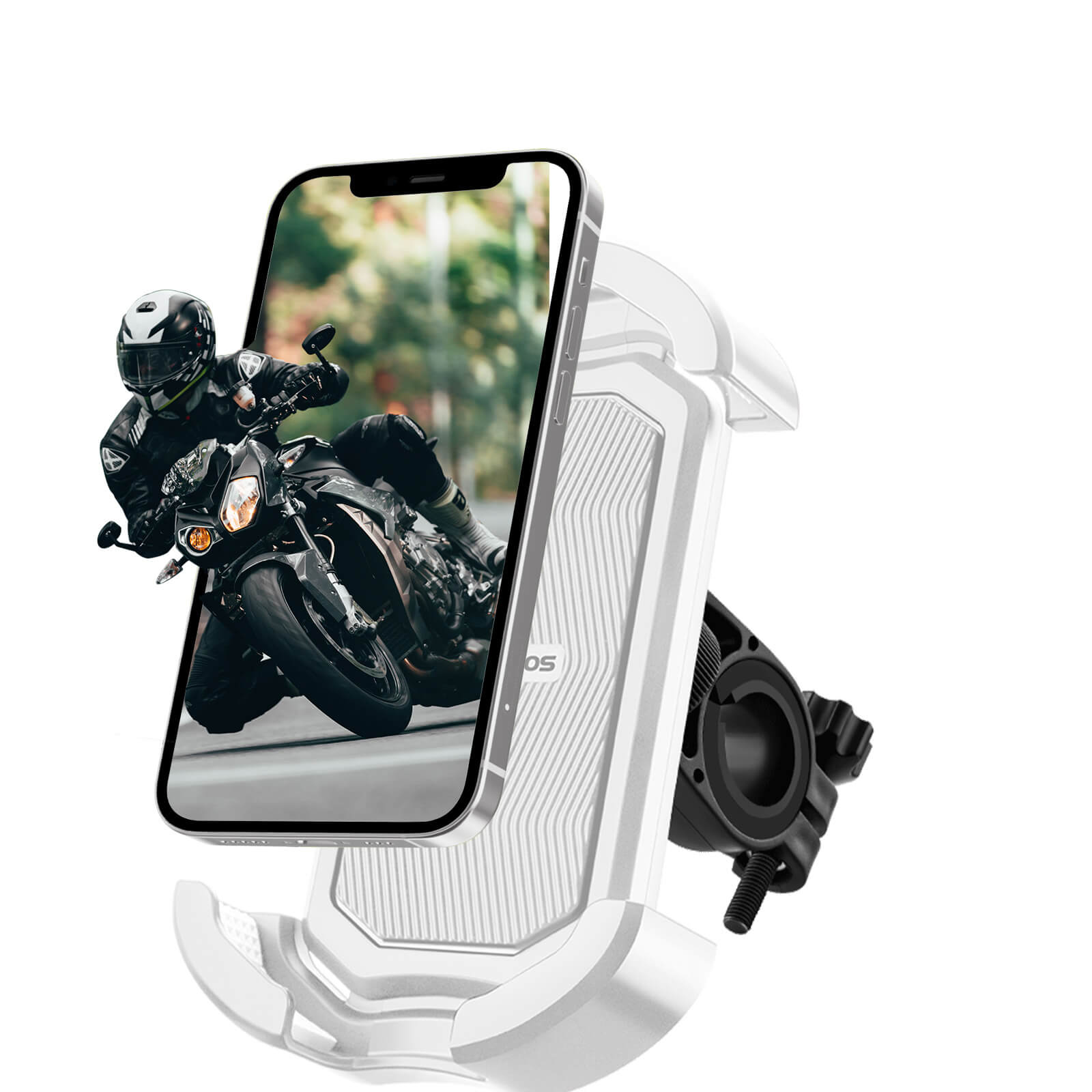 Handyhalterung Fahrrad Handyhalter Motorrad 360° Drehbar für 4,7-7,0 Zoll