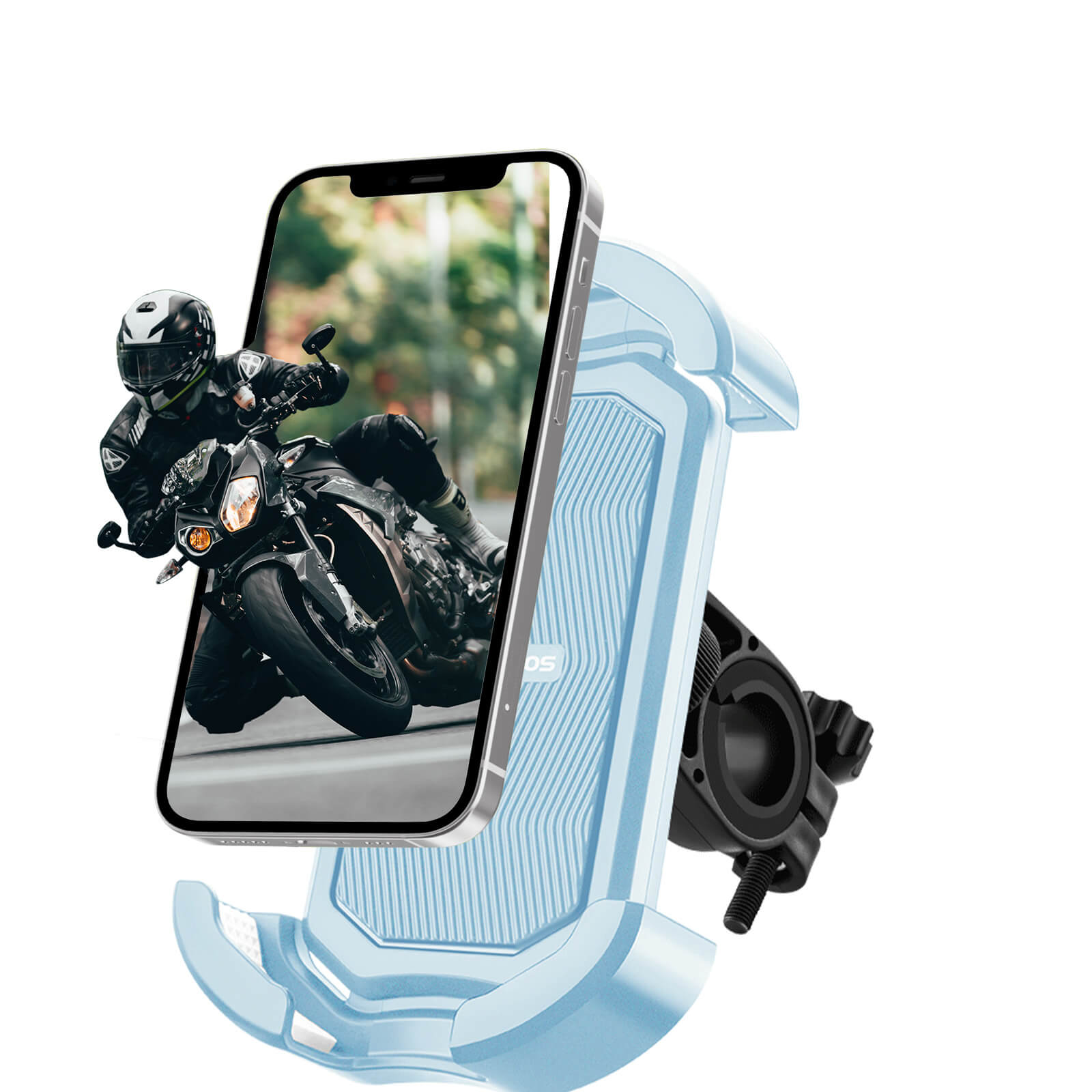 Handyhalterung Fahrrad Handyhalter Motorrad 360° Drehbar für 4,7-7,0 Zoll