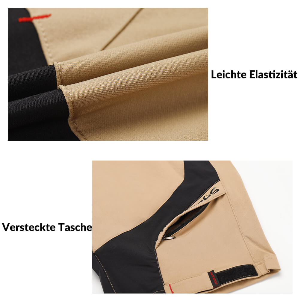 Kurze Atmungsaktive Radhose für Herren (Anti-Stoß)