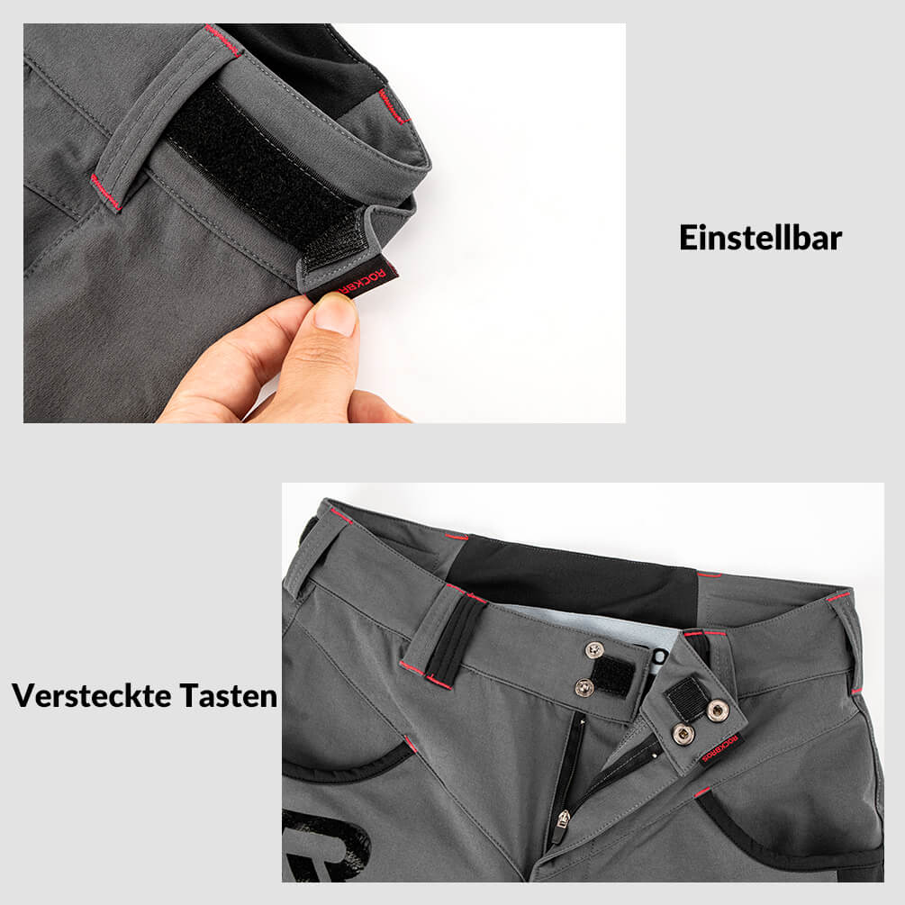 Kurze Atmungsaktive Radhose für Herren (Anti-Stoß)