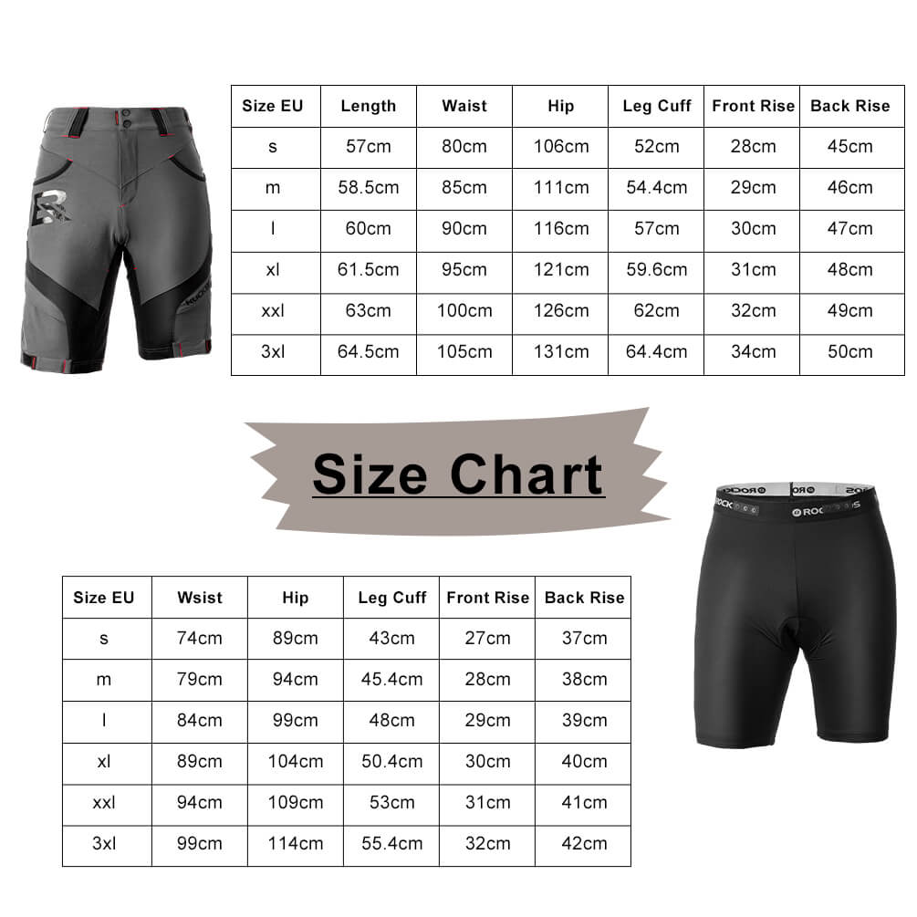 Kurze Atmungsaktive Radhose für Herren (Anti-Stoß)