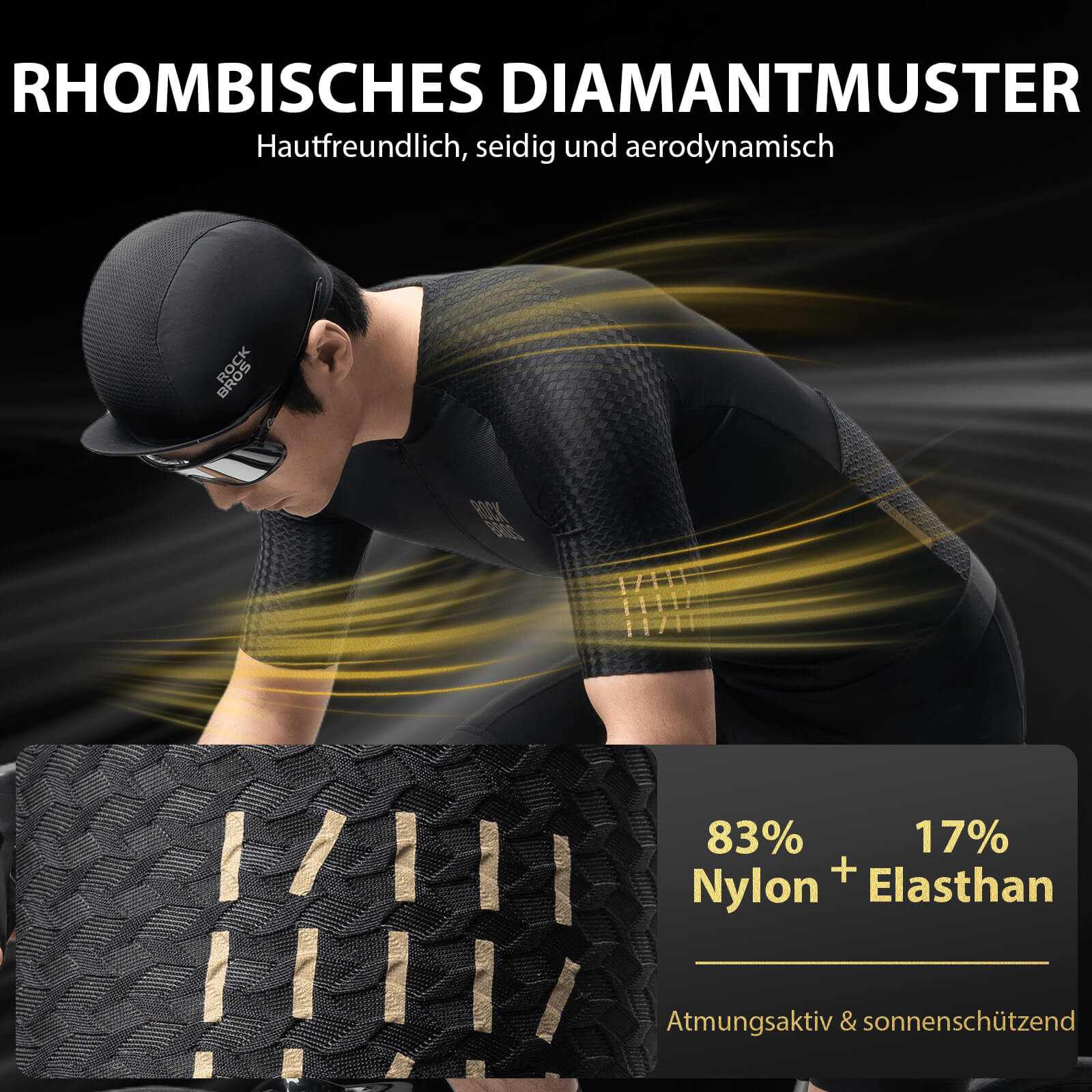 Herren Kurzarm Hochleistungs-Radtrikot Jersey für MTB & Rennrad