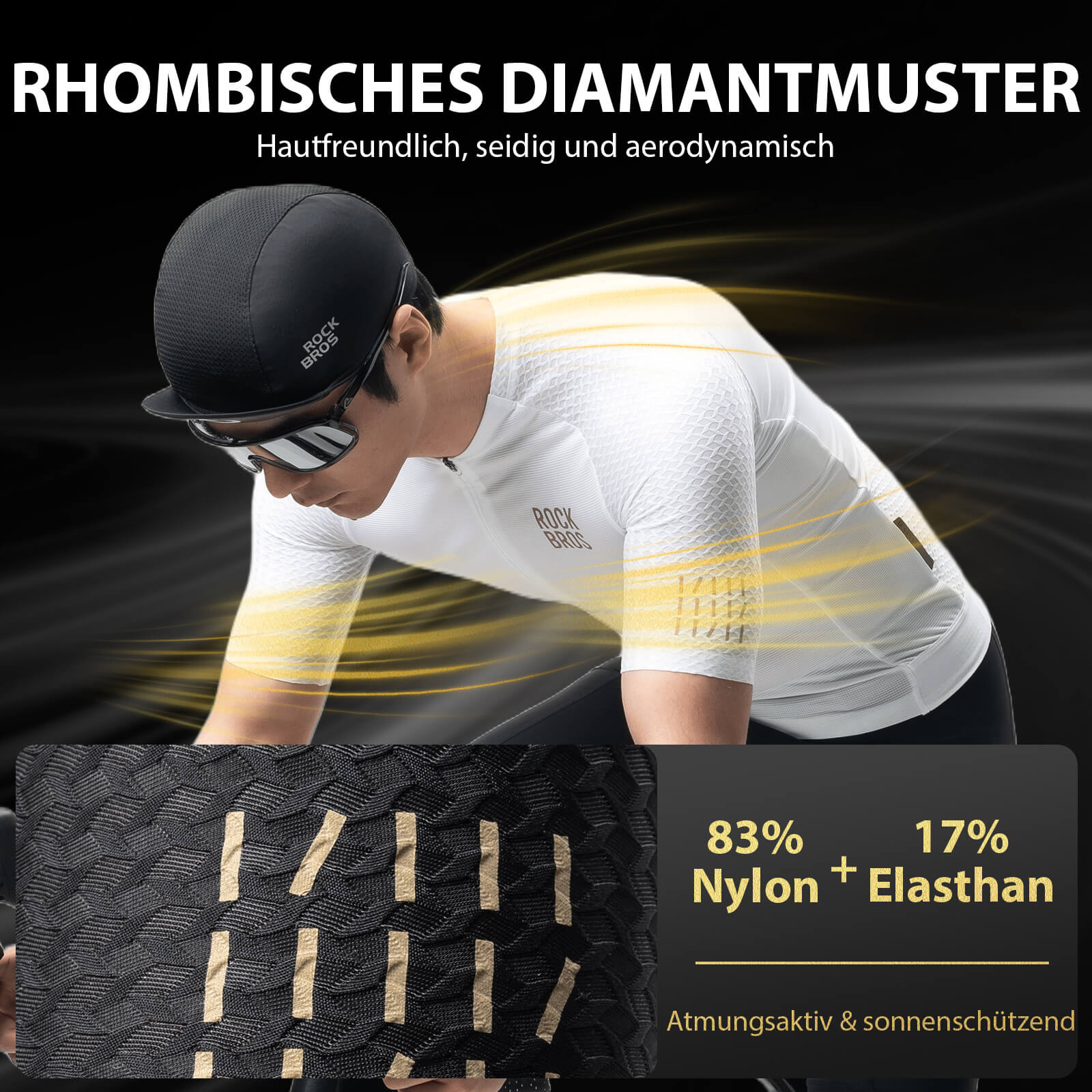Herren Kurzarm Hochleistungs-Radtrikot Jersey für MTB & Rennrad