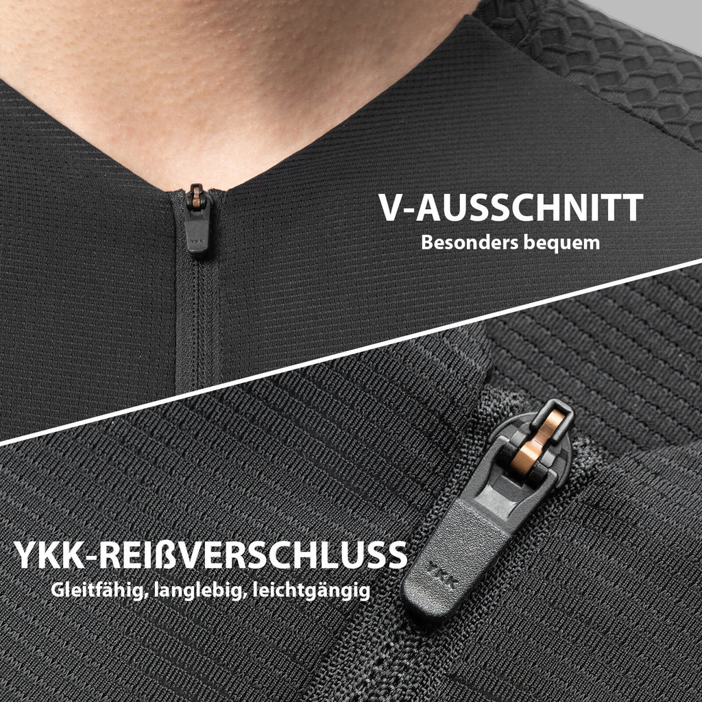 Herren Kurzarm Hochleistungs-Radtrikot Jersey für MTB & Rennrad